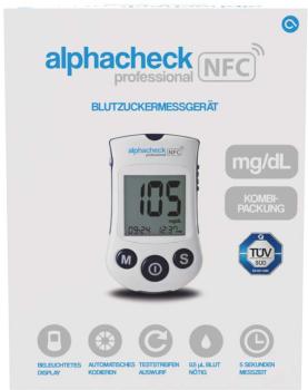 Alphacheck Prof. Blutzuckermessgerät MG/DL